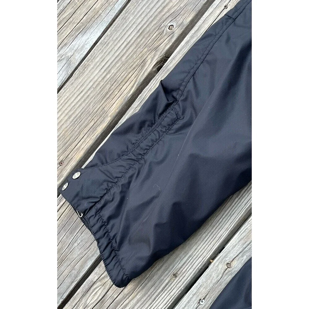 Postcard Men's US 38 One Piece Ski Snow Suit Italy - Black